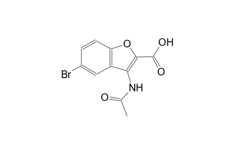 3-(Acetylamino)-5-bromo-1-benzofuran-2-carboxylic acid