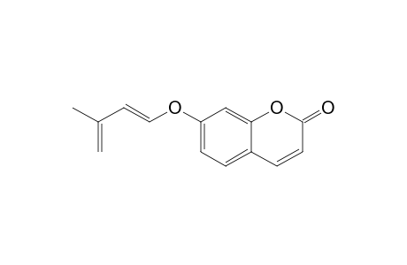 COUMARIN-B;UMBELLIFERONE-[3'-METHYLBUTA-1T.3-DIEN-1'-YL]-ETHER