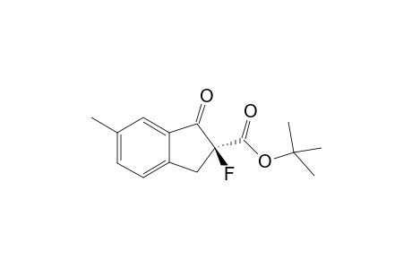 (S)-tert-butyl 2-fluoro-6-methyl-1-oxo-2,3-dihydro-1H-indene-2-carboxylate