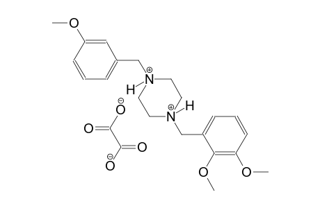 1-(2,3-dimethoxybenzyl)-4-(3-methoxybenzyl)piperazinediium oxalate
