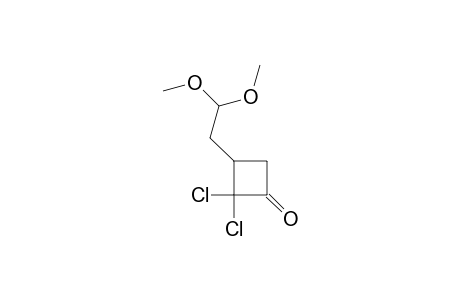 2,2-Dichloro-3-(2,2-dimethoxyethyl)cyclobutanone