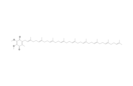 2,5-Cyclohexadiene-1,4-dione, 2,3-dimethoxy-5-methyl-6-(3,7,11,15,19,23,27,31,35-nonamethyl-2,6,10,14,18,22,26,30,34-hexatriacontanonaenyl)-, (all-E)-