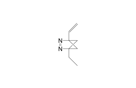 4-Ethyl-1-vinyl-2,3-diaza-bicyclo(2.1.1)hex-2-ene