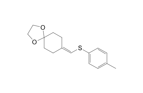 8-{(p-Tolylsulfanyl)methylene}-1,4-dioxaspiro[4.5]decane