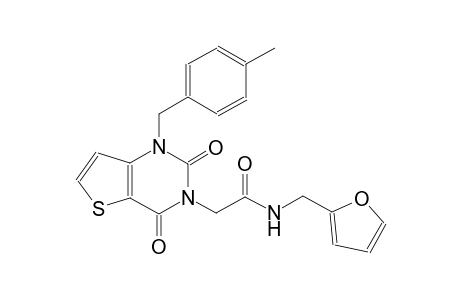 N-(2-furylmethyl)-2-(1-(4-methylbenzyl)-2,4-dioxo-1,4-dihydrothieno[3,2-d]pyrimidin-3(2H)-yl)acetamide