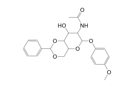 beta-D-glucopyranoside, 4-methoxyphenyl 2-(acetylamino)-2-deoxy-4,6-O-(phenylmethylene)-