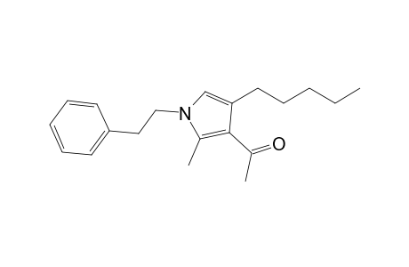 1-(2-Methyl-4-pentyl-1-phenethyl-1H-pyrrol-3-yl)ethanone