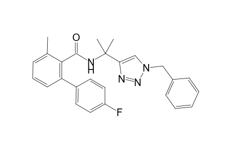 N-(2-(1-Benzyl-1H-1,2,3-triazol-4-yl)propan-2-yl)-4'-fluoro-3-methyl-[1,1'-biphenyl]-2-carboxamide