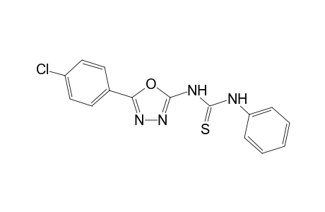 1-(5-(4-chlorophenyl)-1,3,4-oxadiazol-2-yl)-3-phenylthiourea