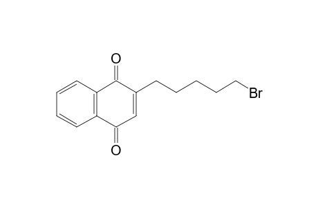 2-(5-Bromopentyl)naphthalene-1,4-dione