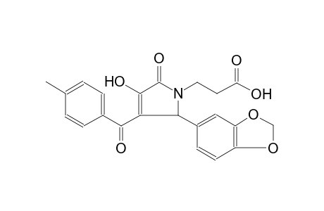 1H-pyrrole-1-propanoic acid, 2-(1,3-benzodioxol-5-yl)-2,5-dihydro-4-hydroxy-3-(4-methylbenzoyl)-5-oxo-