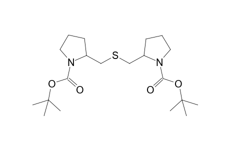 bis{2-[(1',1'-Dimethylethoxy)carbonyl]-2-azacyclopentyl]methyl}sulfide