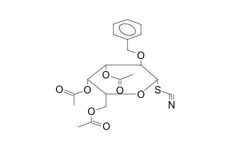 2-O-BENZYL-3,4,6-TRI-O-ACETYL-1-THIOCYANATO-BETA-D-GALACTOPYRANOSE