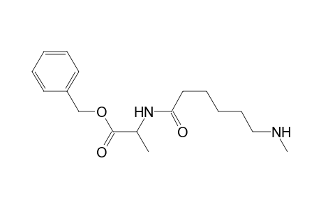benzyl 2-{[(methylamino)pentylcarbonyl]amino}propanoate