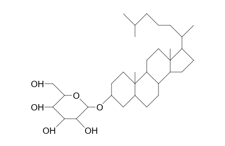 1-(5a-Cholestan-3a-yl).alpha.-D-glucopyranoside