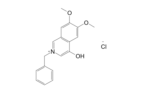 2-BENZYL-6,7-DIMETHOXY-4-HYDROXYISOQUINOLINIUM