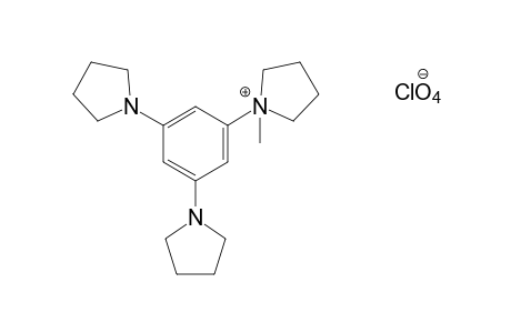 1-(3,5-di-1-pyrrolidinylphenyl)-1-methylpyrrolidinium perchloride