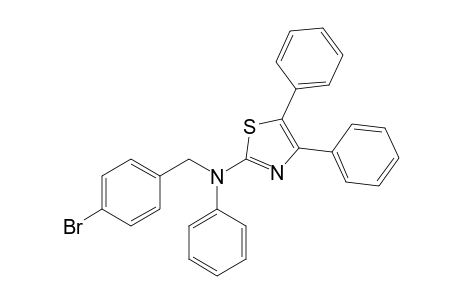 (4-bromobenzyl)-(4,5-diphenylthiazol-2-yl)-phenyl-amine