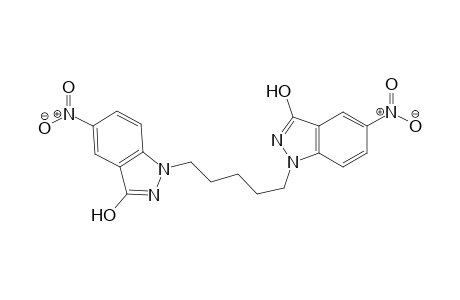 1,1'-Pentamethylenebis(5-nitro-1H-indazol-3-ol)