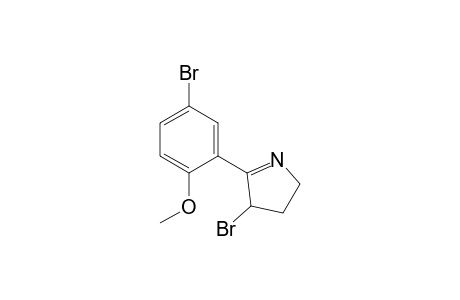 2H-Pyrrole, 4-bromo-5-(5-bromo-2-methoxyphenyl)-3,4-dihydro-