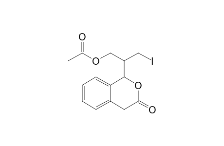 1-[2-Acetoxy-1-(iodomethyl)ethyl]-3,4-dihydro-1H-2-benzopyran-3-one
