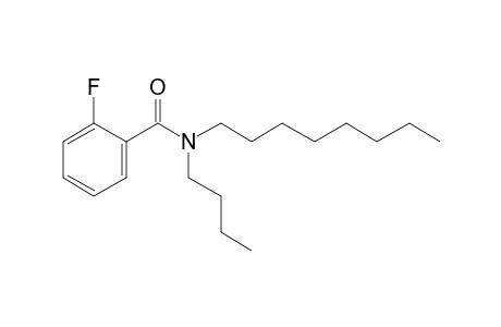 Benzamide, 2-fluoro-N-butyl-N-octyl-