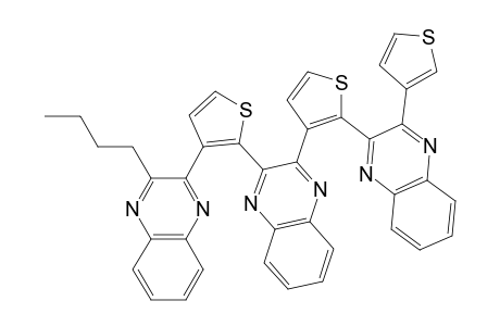2-[3-(3-Butyl-2-quinoxalinyl)-2-thienyl]3-[2-[3-(3-thienyl)-2-quinoxalinyl]-3-thienyl]quinoxaline