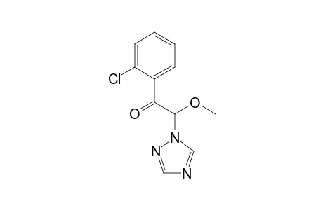 Ethanone, 1-(2-chlorophenyl)-2-methoxy-2-(1H-1,2,4-triazol-1-yl)-