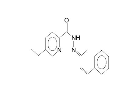 N'-(4-phenyl-3-buten-2-ylidene)-5-ethylpyridine-2-carboxylic hydrazide