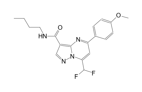 N-butyl-7-(difluoromethyl)-5-(4-methoxyphenyl)pyrazolo[1,5-a]pyrimidine-3-carboxamide