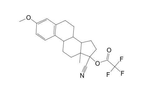 Estra-1,3,5(10)-triene-17-carbonitrile, 3-methoxy-17-[(trifluoroacetyl)oxy]-, (17.beta.)-