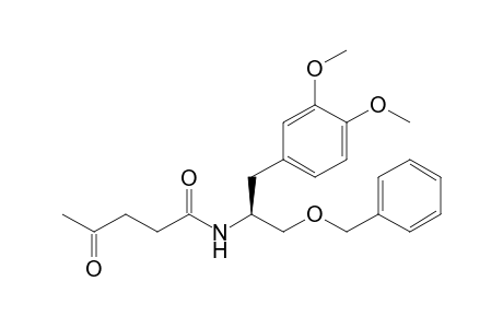 (S)-(-)-N-[1-(Benzyloxymethyl)-2-(3,4-dimethoxyphenyl)ethyl]-4-oxopentanamide