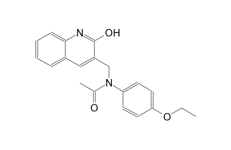N-(4-ethoxyphenyl)-N-[(2-hydroxy-3-quinolinyl)methyl]acetamide