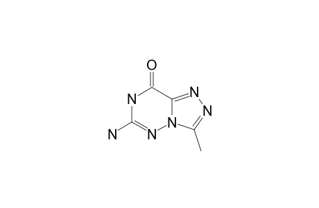 6-AMINO-3-METHYL-1,2,4-TRIAZOLO-[3,4-F]-[1,2,4]-TRIAZIN-8(7H)-ONE