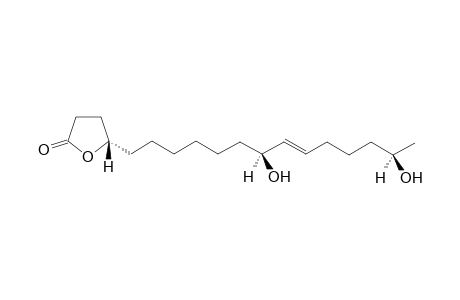 (4S,17S)-11,17-Dihydroxyoctadec-12-en-1-oic acid 1,4-lactone