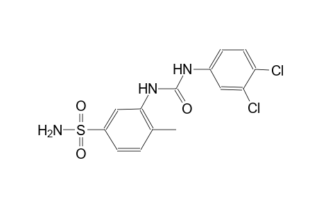 3-{[(3,4-dichloroanilino)carbonyl]amino}-4-methylbenzenesulfonamide