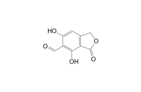 5-Isobenzofurancarboxaldehyde, 1,3-dihydro-4,6-dihydroxy-3-oxo-