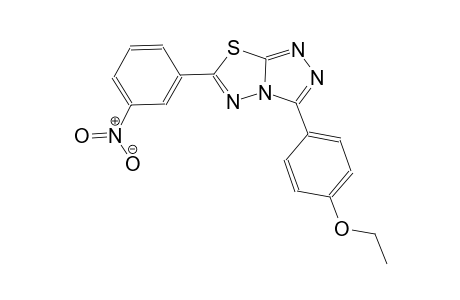 [1,2,4]triazolo[3,4-b][1,3,4]thiadiazole, 3-(4-ethoxyphenyl)-6-(3-nitrophenyl)-