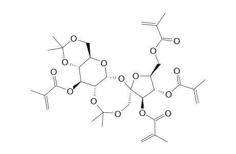 3,3',4',6'-TETRA-O-METHACRYLOYL-2,1':4,6-DI-O-ISOPROPYLIDENE-SUCROSE