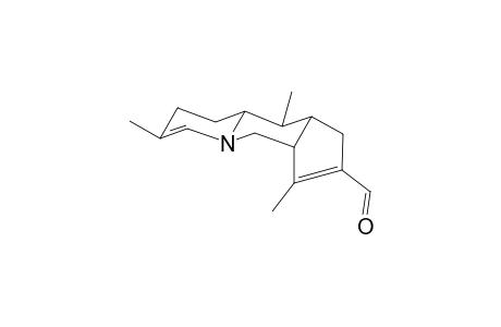 1,5,10-Trimethyl-4-formyl-8-aza-tricyclo[7.4.4.0]trideca-4,9-diene