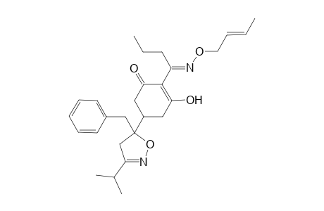 2-Cyclohexen-1-one, 2-[1-[(2-butenyloxy)imino]butyl]-5-[4,5-dihydro-3-(1-methylethyl)-5-(phenylmethyl)-5-isoxazolyl]-3-hydroxy-