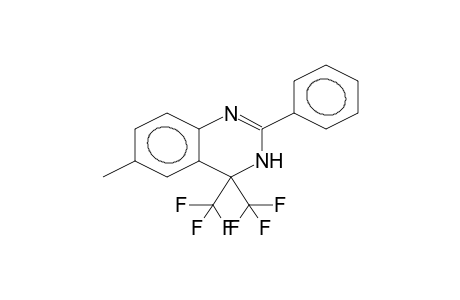 4,4-BIS(TRIFLUOROMETHYL)-2-PHENYL-6-METHYL-3,4-DIHYDROQUINAZOLINE