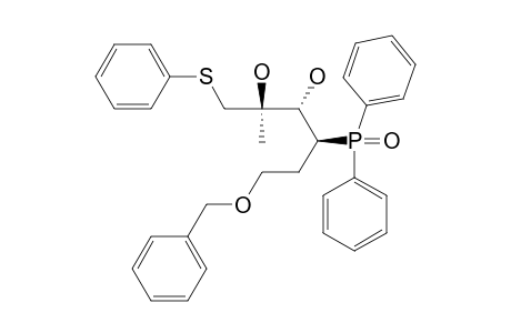 (2R*,3R*,4S*)-6-BENZYLOXY-4-DIPHENYLPHOSPHINOYL-2-METHYL-1-PHENYLSULPHANYLHEXAN-2,3-DIOL