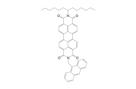N-(1-Hexylheptyl)-N'-(9'-anthracenylmethyl)perylene-3,4:9,10-tetracarboxylic bisimide