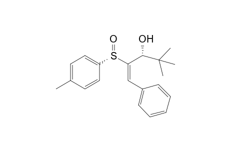 (3R)-(E)-4,4-Dimethyl-1-phenyl-2-[(S)-p-tolylsulfinyl]pent-1-en-3-ol