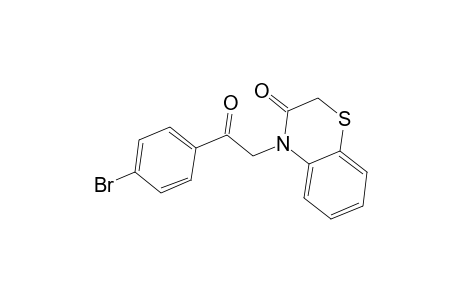 4-[2-(4-Bromophenyl)-2-oxoethyl]-2H-1,4-benzothiazin-3(4H)-one