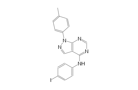 N-(4-iodophenyl)-1-(4-methylphenyl)-1H-pyrazolo[3,4-d]pyrimidin-4-amine