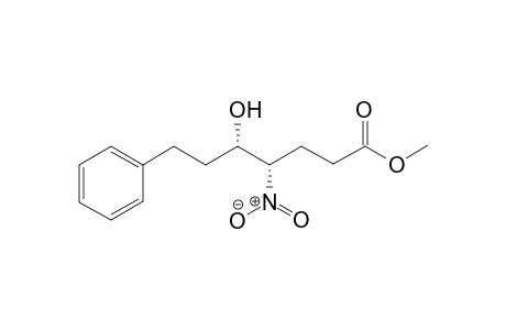 Methyl 5-hydroxy-4-nitro-7-phenylheptanoate
