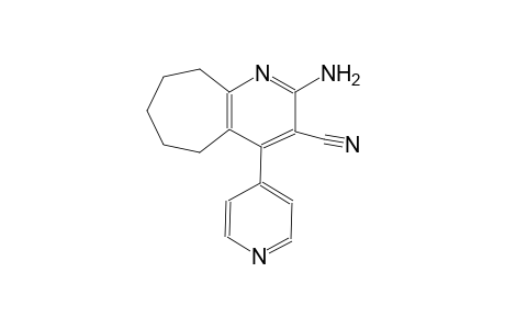 5H-Cyclohepta[b]pyridine-3-carbonitrile, 2-amino-6,7,8,9-tetrahydro-4-(4-pyridinyl)-
