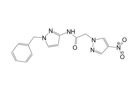 N-(1-benzyl-1H-pyrazol-3-yl)-2-(4-nitro-1H-pyrazol-1-yl)acetamide